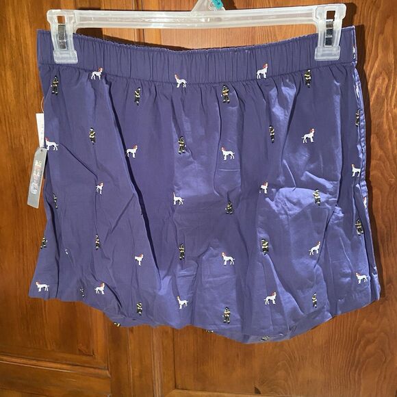 J. Crew Men’s Printed Boxer Firefighter Dalmatian New York FDNY Blue 4” Inseam - Picture 8 of 11